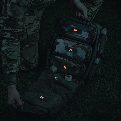 M-Tac нашивка MARCH Ranger Green/Red/GID– Мілітарист - зображення 10