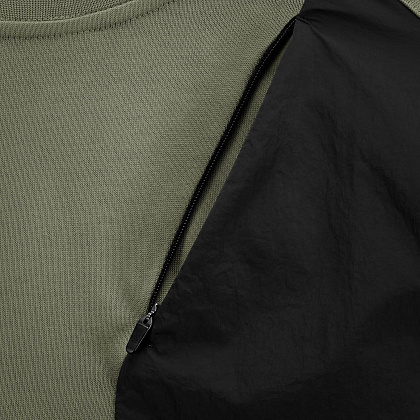 Phantom Project/M-Tac футболка Long Zipper combo Cotton Nylon Light Olive– Мілітарист - зображення 8
