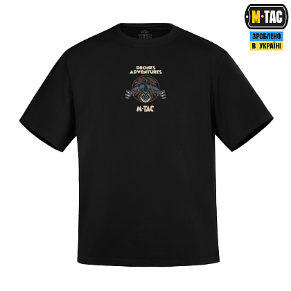 M-Tac футболка Drones Adventures Cotton Hard Black– Мілітарист - зображення 4