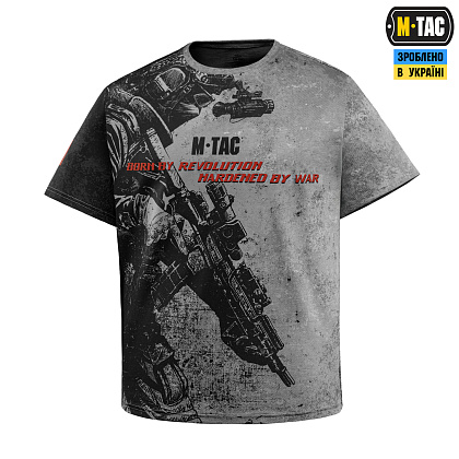 M-Tac футболка Warrior 1919 Oversize Light Grey– Милитарист - фото 2