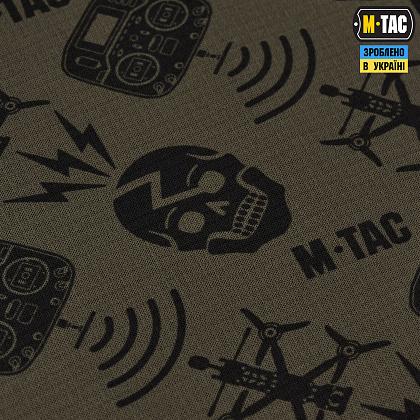 M-Tac шарф-труба мікрофліс Drone Pattern Dark Olive– Мілітарист - зображення 4