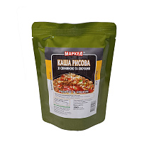 Макро Каша рисова зі свининою та овочами (реторт-пакет) 350г– Мілітарист