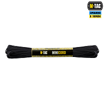 M-Tac паракорд Minicord 15m Black– Мілітарист
