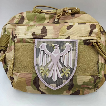 Шеврон ПВХ 82 окрема десантно-штурмова бригада ЗСУ піксель– Мілітарист - зображення 2