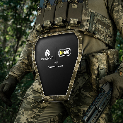 M-Tac фартук противоосколочный с баллистическим пакетом 2 класс (BRONYX) Laser Cut XL MM14– Милитарист - фото 13