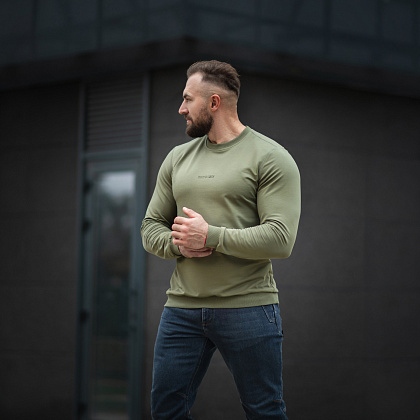 M-Tac свитшот Born by Revolution Light Olive– Милитарист - фото 11