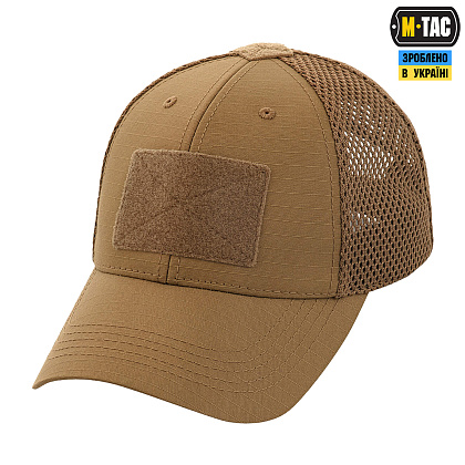 M-Tac бейсболка тактична з сіткою Elite Flex Coyote Brown– Мілітарист - зображення 4