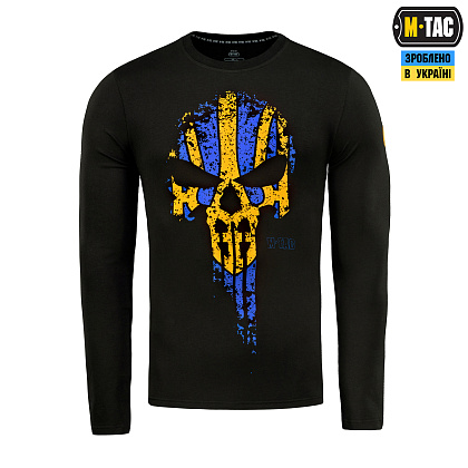 M-Tac футболка Месник длинный рукав Black/Yellow/Blue– Милитарист - фото 3