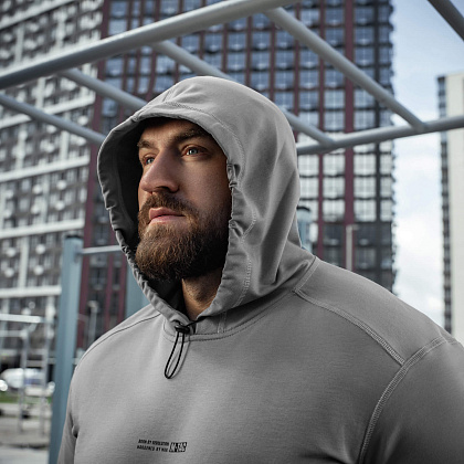 M-Tac кофта Hoodie Born by Revolution Light Grey– Мілітарист - зображення 11