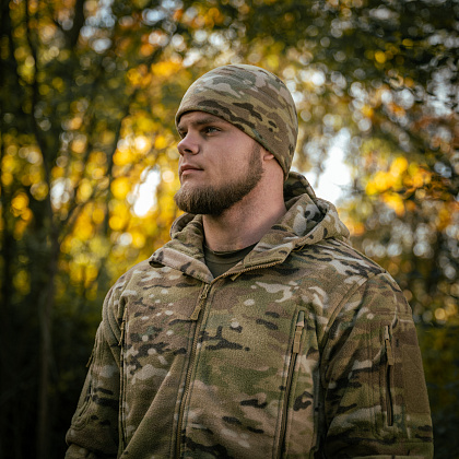 M-Tac шапка Watch Cap фліс (260г/м2) with Slimtex MC– Мілітарист - зображення 7