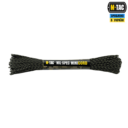 M-Tac паракорд Minicord Mil-Spec 15m Black Forest– Мілітарист - зображення 1
