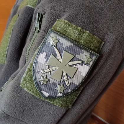 Шеврон ПВХ ЗСУ 116 ОМБр піксель– Мілітарист - зображення 3