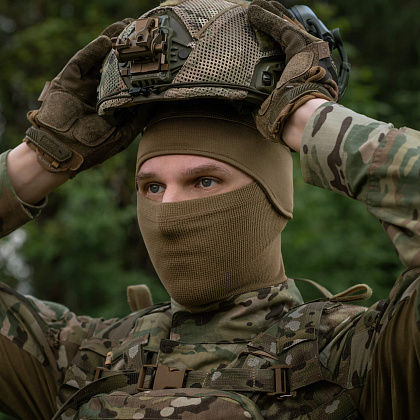 M-Tac шапка-підшоломник Gen.II мікрофліс ріп-стоп Tan– Мілітарист - зображення 14