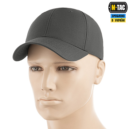 M-Tac бейсболка Elite Flex ріп-стоп Wolf Grey– Мілітарист - зображення 1