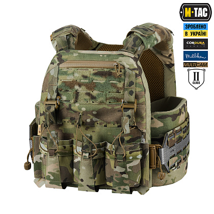 M-Tac плитоноска Cuirass Tiger Elite 2 клас захисту (розмір плити L) Multicam– Мілітарист - зображення 1