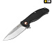 M-Tac нож складной Type 13 Black/Steel– Милитарист - миниатюра 1