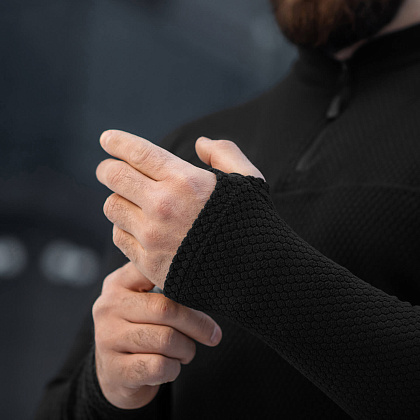 M-Tac термосорочка фліс Delta Level 2 Hex Black– Мілітарист - зображення 15