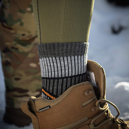 M-Tac шкарпетки Polar Merino 40% Black– Мілітарист - зображення 21