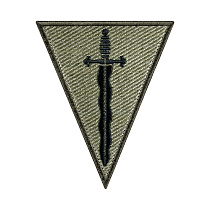Шеврон 210 ОШП (трикутник) польовий– Милитарист