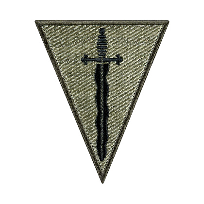 Шеврон 210 ОШП (трикутник) польовий– Милитарист