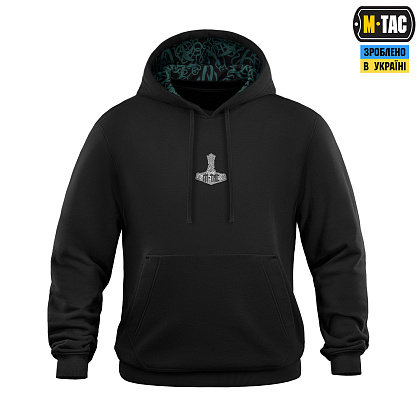 M-Tac кофта Hoodie Ragnarok Cotton Hard Black– Милитарист - фото 3