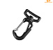 Woojin Plastic карабин Ultra Metal Hook 25mm Black– Милитарист - миниатюра 1