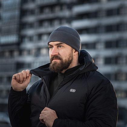 M-Tac шапка Watch Cap Elite флис (320г/м2) Dark Grey– Милитарист - фото 15