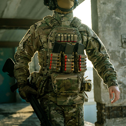 M-Tac підсумок для набоїв 12 калібру горизонтальний Laser Cut Multicam– Мілітарист - зображення 12