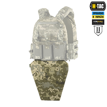 M-Tac фартук противоосколочный с баллистическим пакетом 2 класс (BRONYX) Laser Cut MM14– Милитарист - фото 3