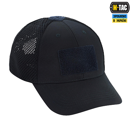 M-Tac бейсболка тактическая с сеткой Elite Flex Dark Navy Blue– Милитарист - фото 5