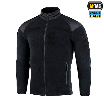 M-Tac куртка Combat Fleece Jacket Black– Милитарист - фото 1
