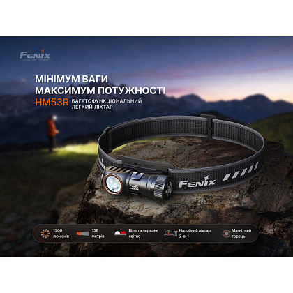 Fenix ліхтар налобный HM53R– Мілітарист - зображення 6