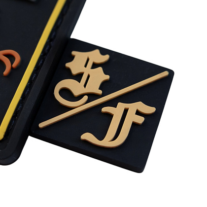 Патч ПВХ "СЛАБКИМ ПІЗДА" з біркою– Милитарист - фото 3