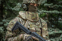 M-Tac Горжет сумісний з активними навушниками 1 клас захисту Elite Multicam