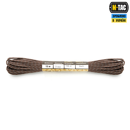 M-Tac паракорд Minicord Reflective Chocolate Brown 15м– Милитарист - фото 2