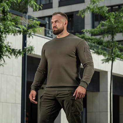 M-Tac свитшот Nylon Pocket Cotton Hard Ranger Green– Милитарист - фото 9