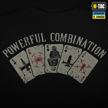 M-Tac футболка Powerful Combination Cotton Hard Black– Мілітарист - зображення 7