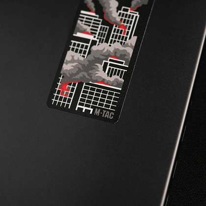 M-Tac наклейка russia is a terrorist state Black– Мілітарист - зображення 9