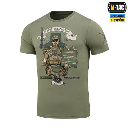 M-Tac футболка Заповіді стрільця Light Olive– Милитарист - фото 1