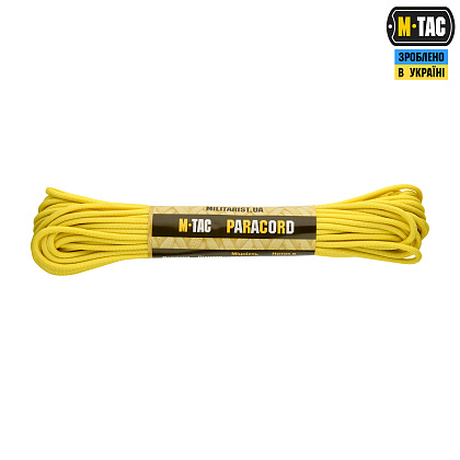 M-Tac паракорд 550 type III 15m Yellow– Мілітарист - зображення 1