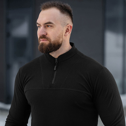 M-Tac термосорочка фліс Delta Level 2 Hex Black– Мілітарист - зображення 12