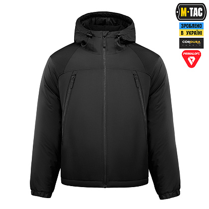 M-Tac куртка зимова Alpha Basic Primaloft Black– Мілітарист - зображення 2