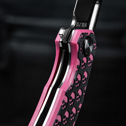 M-Tac ніж складний Type 12 Skull Black/Pink/Steel– Мілітарист - зображення 17