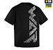 M-Tac футболка WAR Cotton Hard Black/White– Мілітарист - мініатюра 3