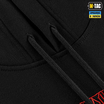 M-Tac кофта Hoodie Один в полі воїн Oversize Hard Black– Милитарист - фото 13