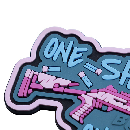Brand Element нашивка One shot one drone (pink)– Милитарист - фото 3