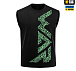 M-Tac футболка безрукавка WAR Cotton Hard Black/Mint– Милитарист - миниатюра 2