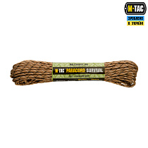 M-Tac паракорд Survival Desert Camo 15м– Мілітарист