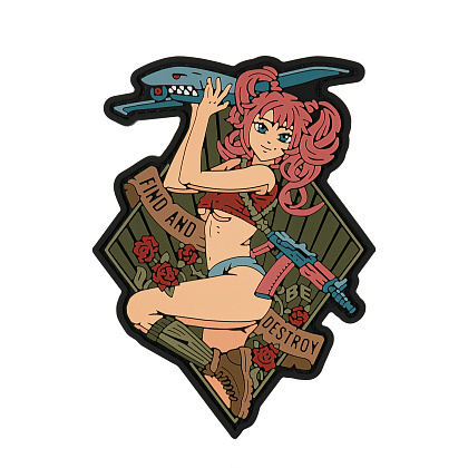 Brand Element нашивка Find&Destroy PVC– Мілітарист