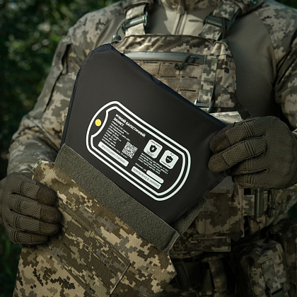 M-Tac фартук противоосколочный с баллистическим пакетом 2 класс (BRONYX) Laser Cut MM14– Милитарист - фото 15